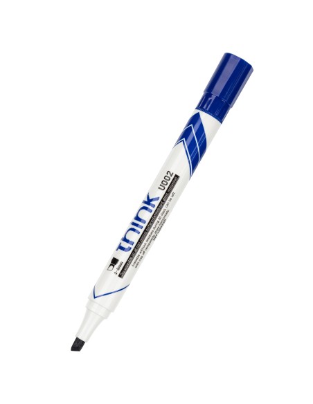 Valgetahvlimarker Deli U00230 sinine, lõigatud ots 2-5mm