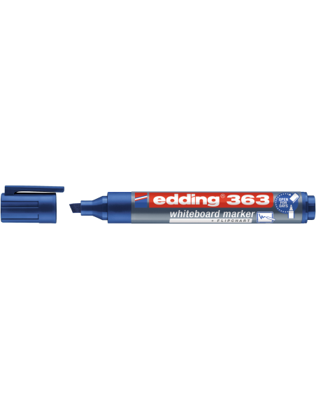 Valgetahvlimarker Edding 363 A8 sinine, lõigatud ots 1-5mm