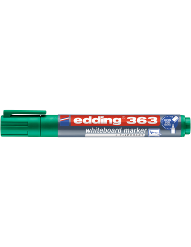 Valgetahvlimarker Edding 363 A8 roheline, lõigatud ots 1-5mm
