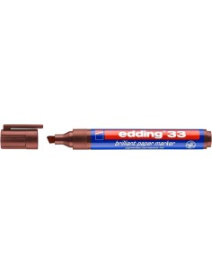 edding 33 brilliant paper marker brown 2