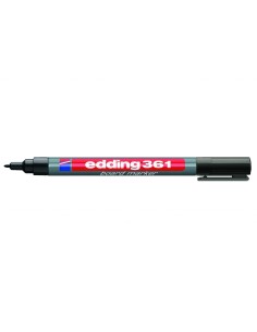 Valgetahvlimarker Edding 361 must, 1mm