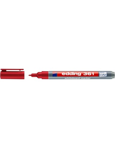 Valgetahvlimarker Edding 361, 1mm punane