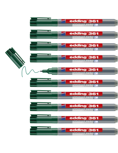 Valgetahvlimarker Edding 361 roheline, 1mm