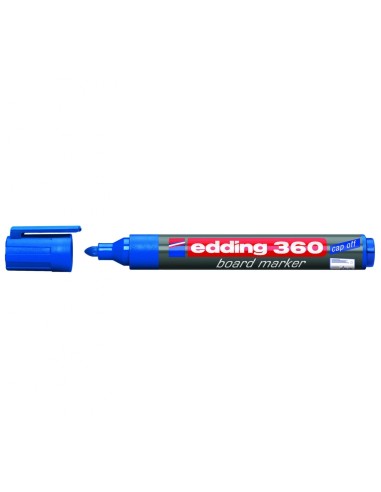 Valgetahvlimarker Edding 360 A8 sinine, ümar ots 1,5-3mm