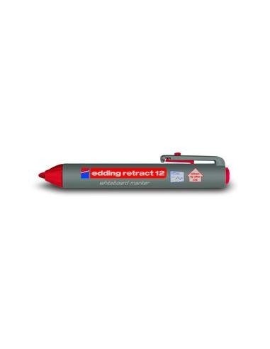 edding retract 12 whiteboard marker red