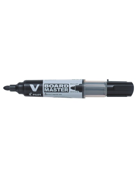 Valgetahvlimarker Pilot V Board Master, vahetatav padrun, must, ümar ots 2,3mm