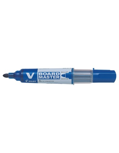Valgetahvlimarker Pilot V Board Master, vahetatav padrun, sinine, ümar ots 2,3mm
