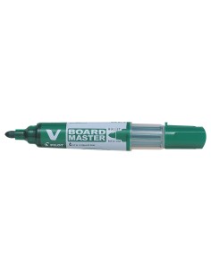 Valgetahvlimarker Pilot V Board Master, vahetatav padrun, roheline, ümar ots 2,3mm