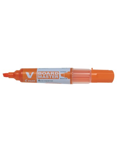 Valgetahvlimarker Pilot V Board Master, vahetatav padrun, oranz, lõigatud ots 2,2-5,2mm