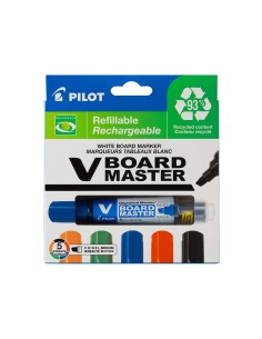 V Board Marker chisel tip 5/set