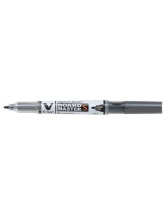 Valgetahvlimarker Pilot V Board Master S EF, vahetatav padrun, must, ümar ots 1,3mm