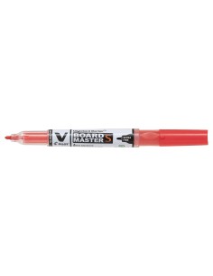 Valgetahvlimarker Pilot V Board Master S EF, vahetatav padrun, punane, ümar ots 1,3mm