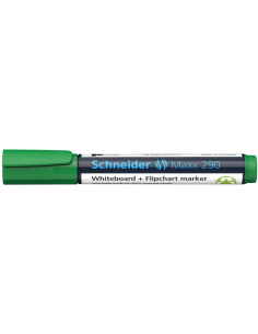 Valgetahvlimarker Schneider 290, ümar ots, roheline 2