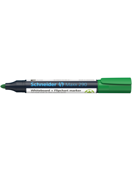 Whiteboard marker Schneider 290, bullet tip, green (O)