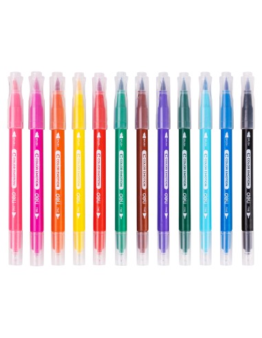 Felt Pen Deli 12 colors Deli