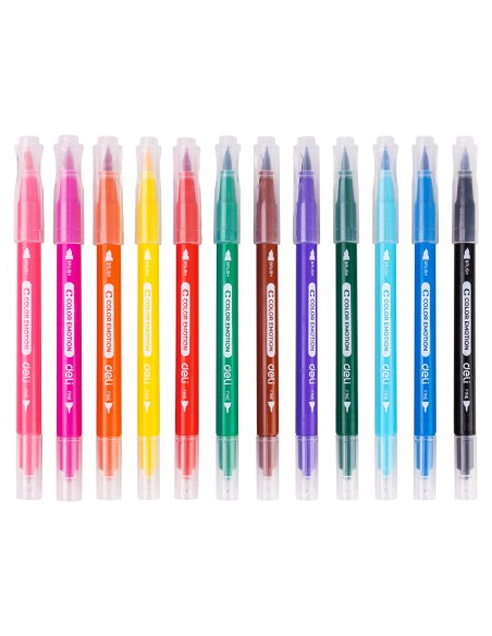 Felt Pen Deli 12 colors Deli