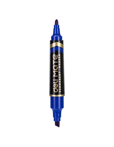 Permanent Marker Deli Chisel tip:2.5mm,Bullet tip:1.8mm Deli