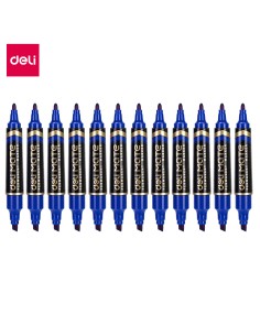 Permanent Marker Deli Chisel tip:2.5mm,Bullet tip:1.8mm Deli 2
