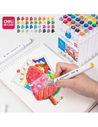 Sketch Marker DELI 36 colors asst.