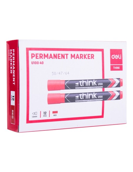 Permanent Marker Bullet tip:1.8mm Red