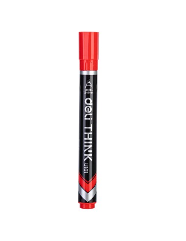 Permanentne marker DELI U101 1.5-5mm, lõigatud ots komplekt 4 värvi