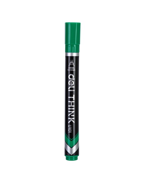 Permanentne marker DELI U101 1.5-5mm, lõigatud ots komplekt 4 värvi