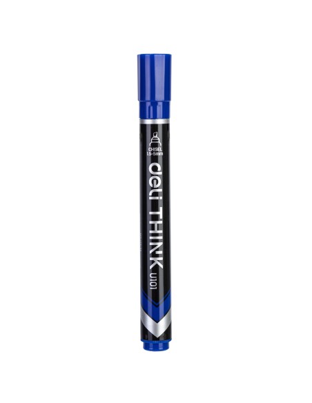 Permanentne marker DELI U101 1.5-5mm, lõigatud ots komplekt 4 värvi