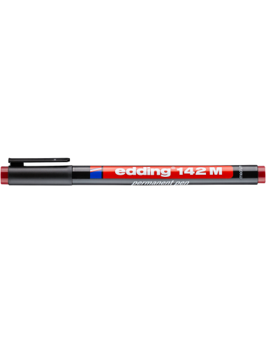 edding 142 M permanent pen red