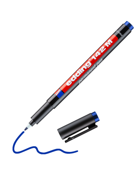 Permanent pen Edding 142 M blue