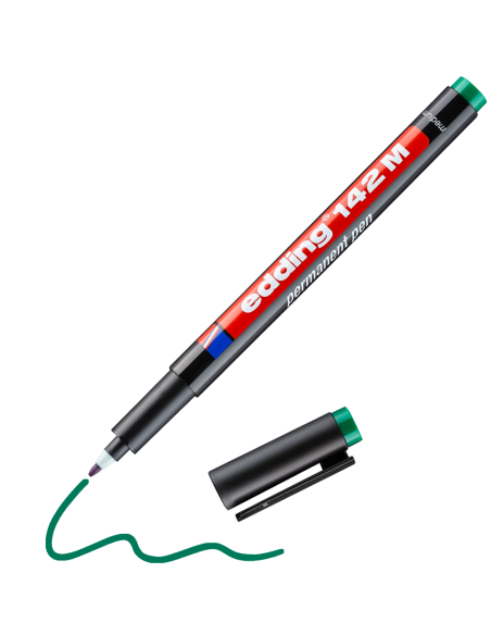 Kilemarker Edding 142M Roheline, 1mm