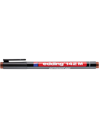 Permanent pen Edding 142 M brown