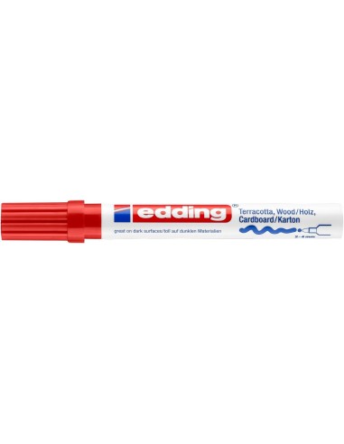 edding e-4000 CR deco marker red