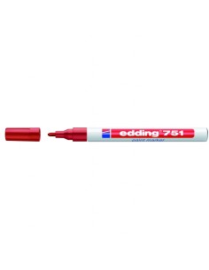 Värvimarker Edding 751 permanentne, Punane, 1-2mm