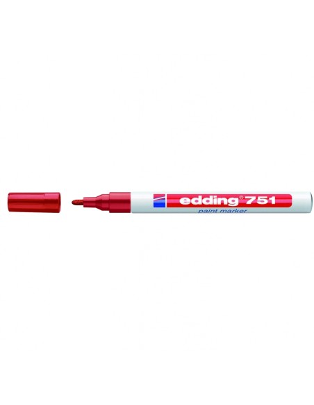 edding 751 paint marker red