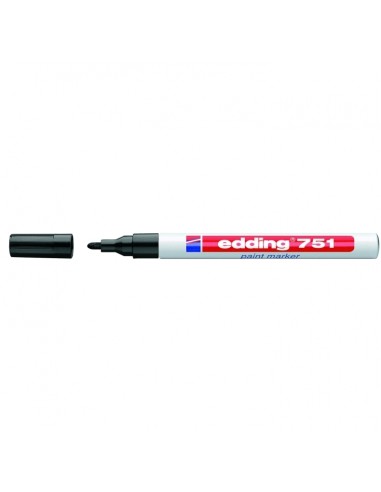 Värvimarker Edding 751 permanentne, kollane, 1-2mm