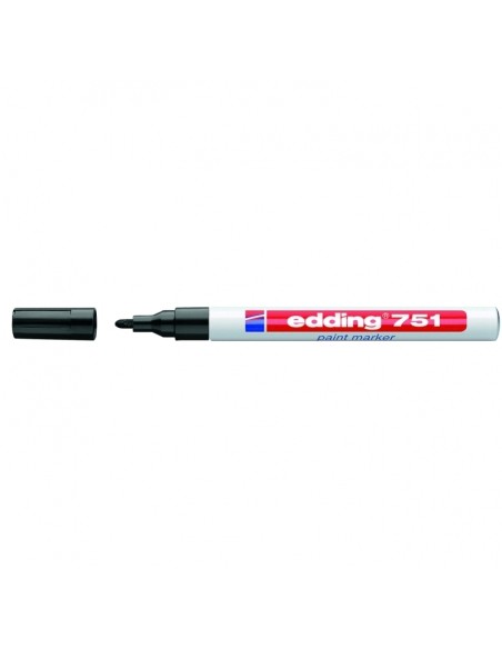 Värvimarker Edding 751 permanentne, kollane, 1-2mm