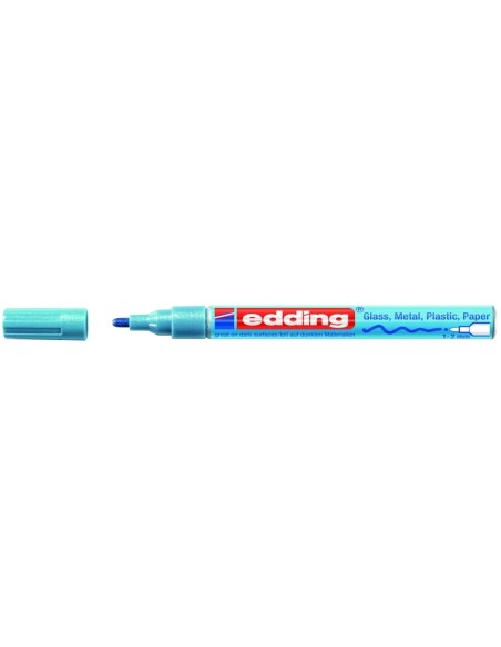 edding 751 gloss paint marker light blue