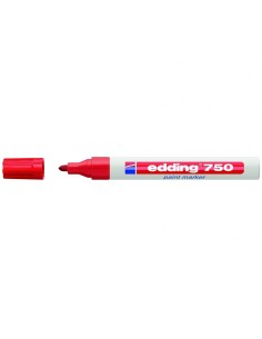 Värvimarker Edding 750 permanentne, Punane, 2-4 mm
