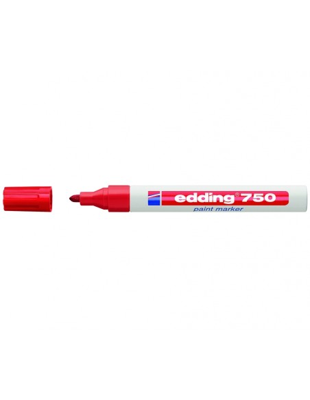 edding 750 paint marker red