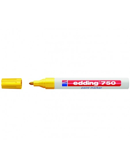 Värvimarker Edding 750 permanentne, Kollane, 2-4mm