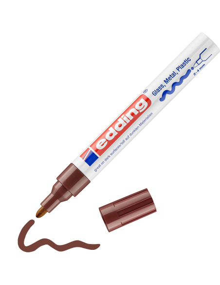 edding 750 gloss paint marker brown