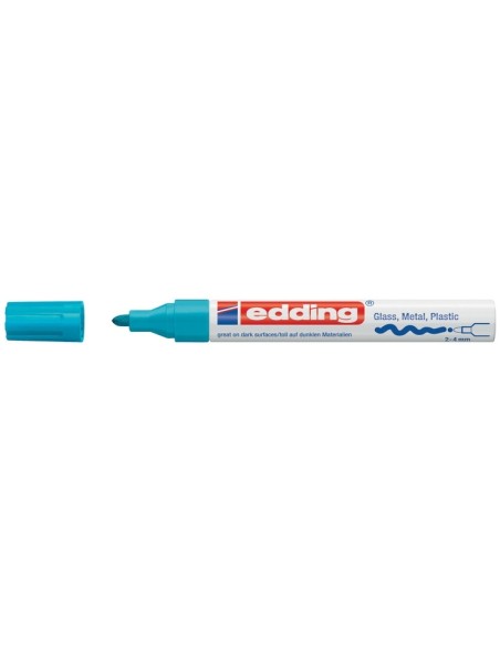 Värvimarker Edding 750 permanentne helesinine 2-4mm