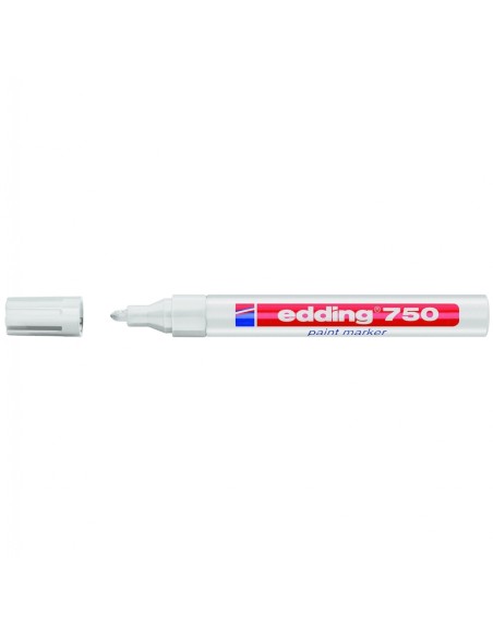 Värvimarker Edding 750 Valge, 2-4mm