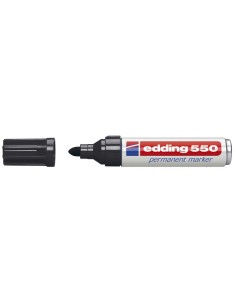 Permanentne marker Edding 550 ümara otsaga Must, 3-4mm