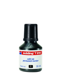 edding T 25 refill ink permanent marker black