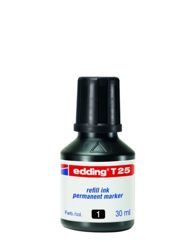 edding T 25 refill ink permanent marker black