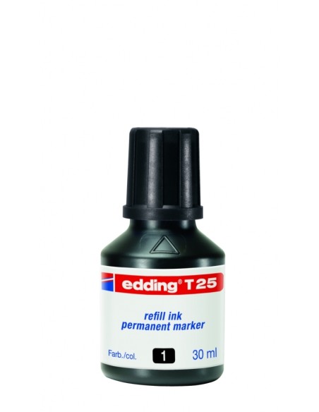 edding T 25 refill ink permanent marker black