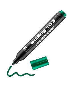 Permanentne marker Edding 103 roheline, 1,5-3mm