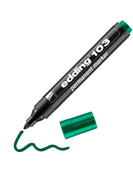edding 103 permanent marker green