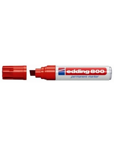 Permanentne marker Edding 800 Punane, 4-12mm
